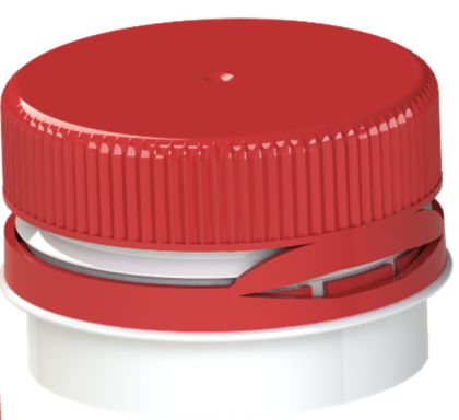 38 mm 3 Ağız Vidalı Şişeye Bağlı Kalabilen PET Kapak