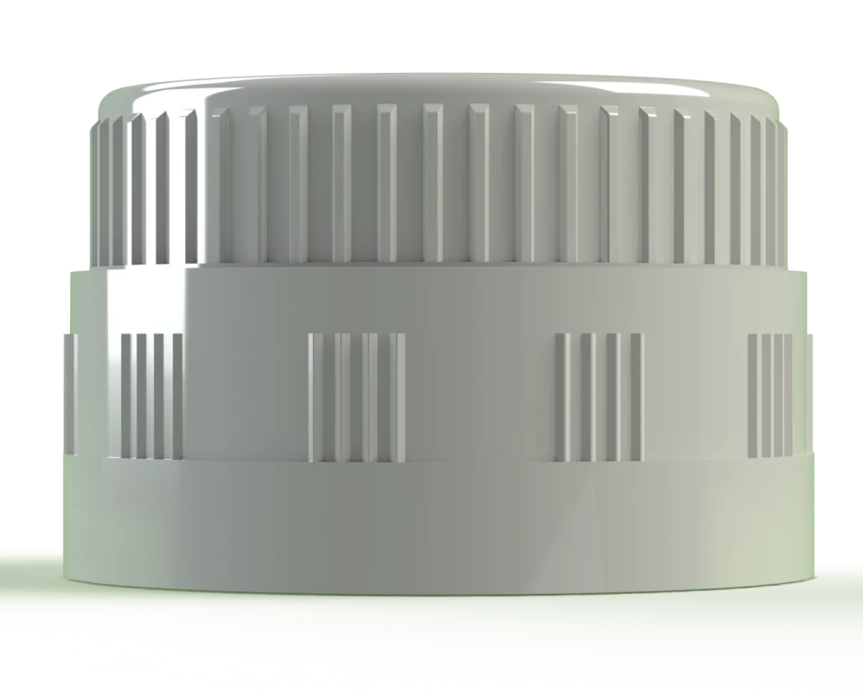 38mm · غطاء بالكبس · PET · قطعتان · غشاء قابل للتمزيق