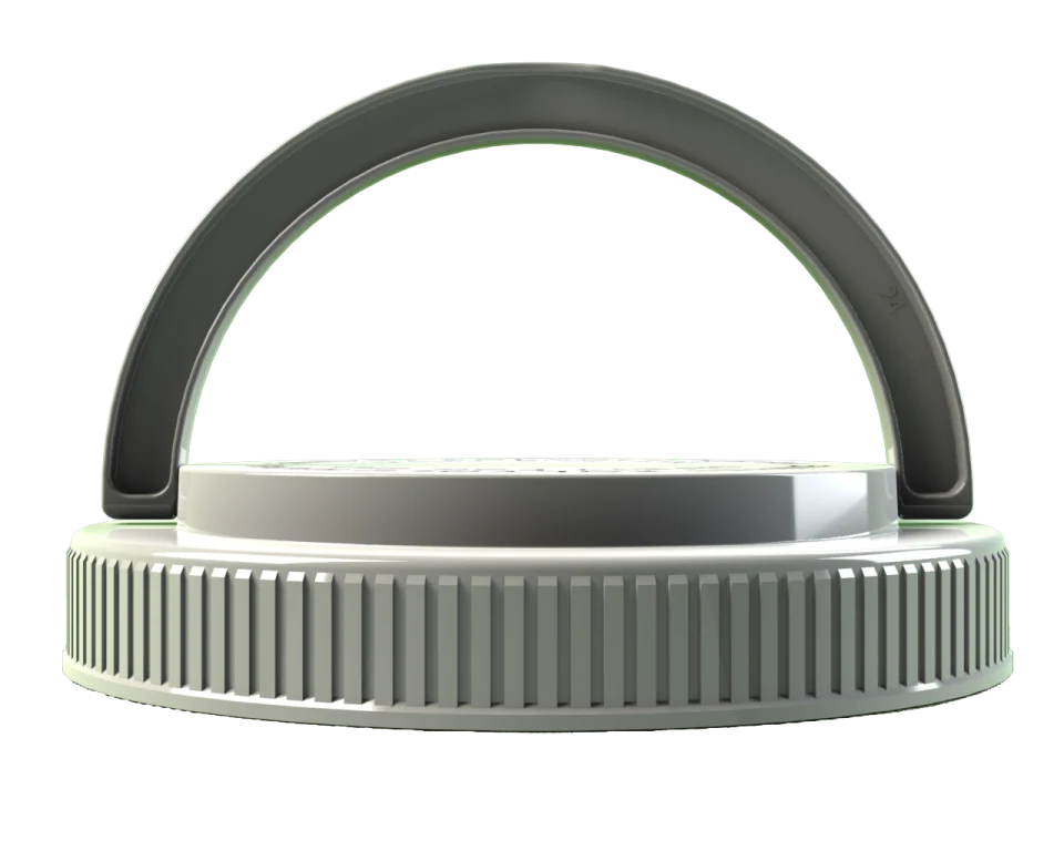 110mm · Schraubverschluss · PET · Laminierte Aluminiumfolie · Montierter Griff