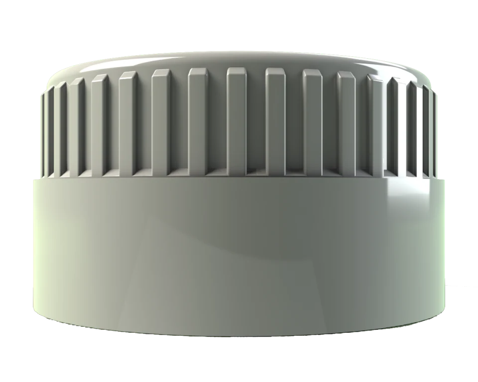 32/19mm · غطاء بالكبس · PET · قطعتان · غشاء قابل للتمزيق